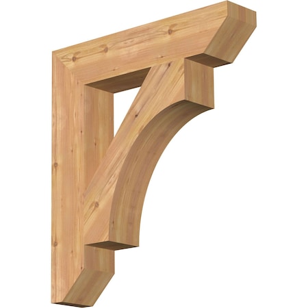 Westlake Slat Smooth Bracket, Western Red Cedar, 5 1/2"W x 28"D x 32"H